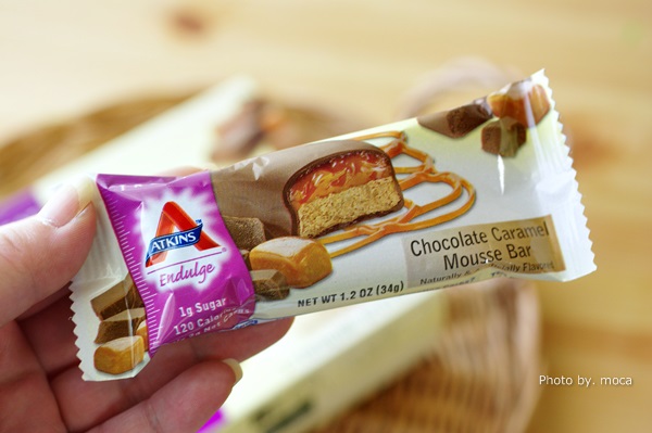 甘いものが食べたいときにいいんです♪ ATKINSチョコレートキャラメルムースバー